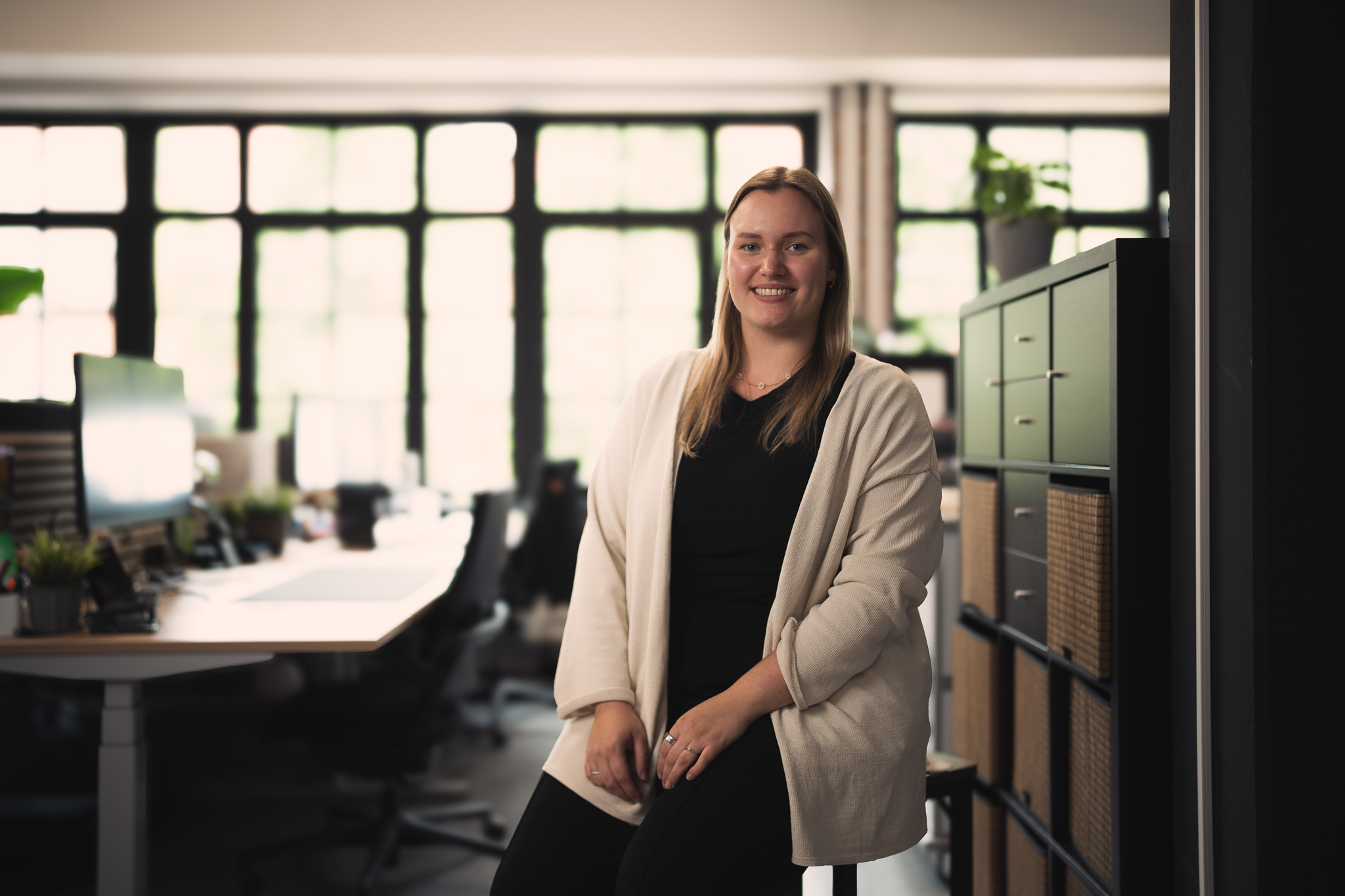 Julia Münnich aus dem RPLC-Team im Studio.